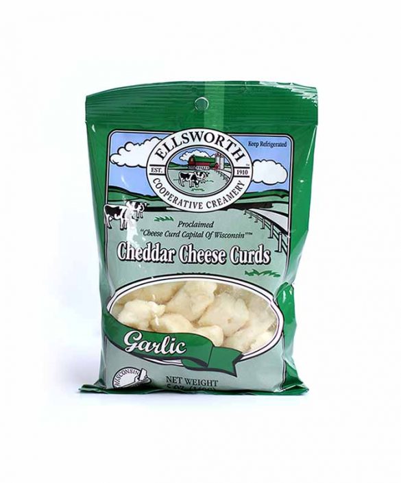 5 Oz. Garlic Flavor Natural Cheddar Cheese Curds - Ellsworth ...